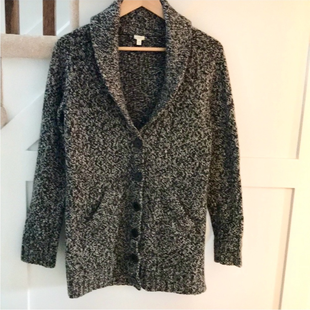 J. Crew Wool Cardigan Sweater Size M